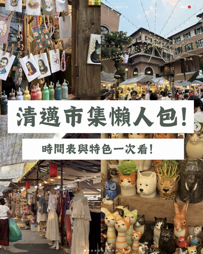 清邁市集熱人包！時間表與特色一次看